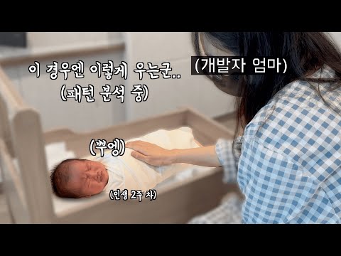 생후 2주 차, 인생 최대 위기를 맞은 뚜기 (조리원에서도 새벽 작업하는 광기의 개발자 아빠)
