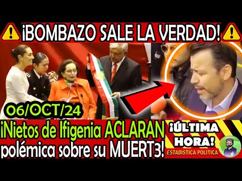 BOMBAZO EN DOMINGO ¡ NIETOS DE IFIGENIA ACLARAN TODO !