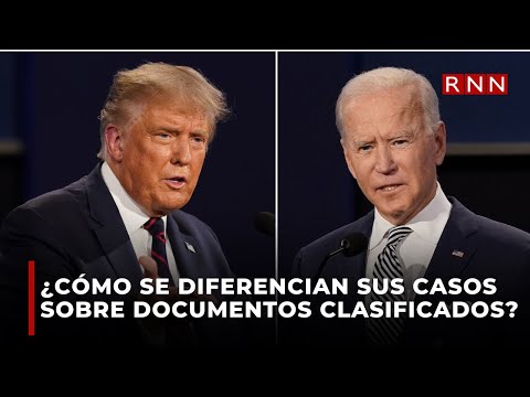 ¿Cómo se diferencian los casos sobre documentos clasificados de Biden y de Trump?