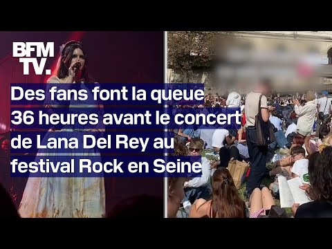 Une foule immense attend Lana Del Rey à quelques heures de son concert au festival Rock en Seine