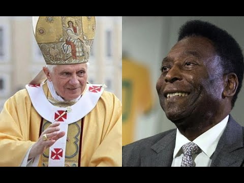 Miles hacen cola para despedir al Papa emérito Benedicto XVI y Pelé