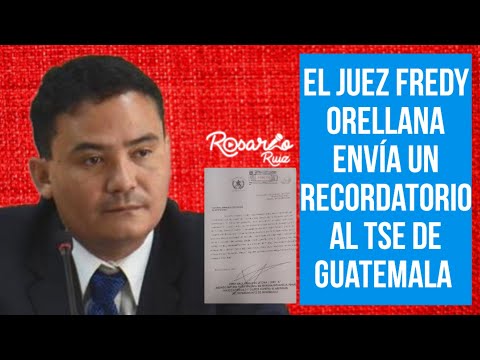 Juez Fredy Orellana envía recordatorio de cancelación del partido Movimiento Semilla al TSE