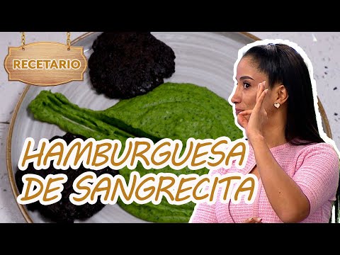 ¿Cómo hacer hamburguesa de sangrecita con puré de papa y espinaca? | EGCF: El Recetario ?