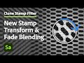 New Clone Stamp Filter in Sampler - Transform & Fade Blending  Adobe Substance 3D