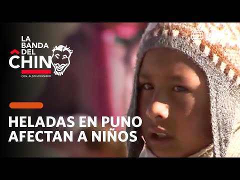 La Banda del Chino: Niños siguen pasando frío con las heladas en Puno (HOY)