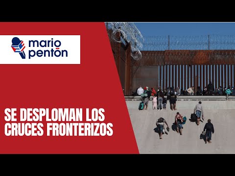 Se desploman los cruces fronterizos ante presión de EEUU a México