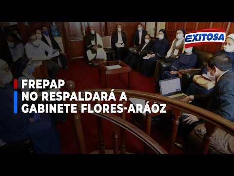 ??Frepap no respaldará al Gabinete Ministerial de Ántero Flores- Aráoz