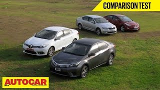 2014 Toyota Corolla vs Skoda Octavia vs Renault Fluence vs Hyundai Elantra | Comparison Test - Renault Videos