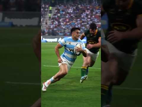 Try de Tomás Albornoz en Santiago del Estero Los Pumas vs Springboks