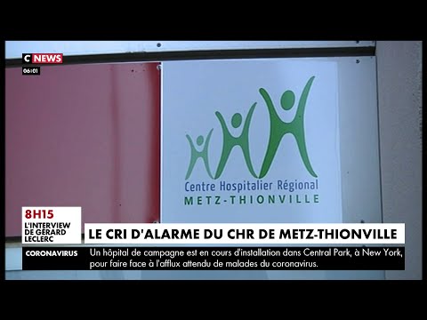 Coronavirus : le cri d'alarme du CHR de Metz-Thionville