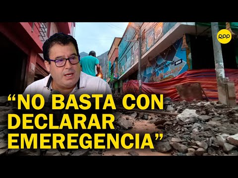 Situación en Arequipa tras huaicos: No basta con declarar en emergencia a una provincia