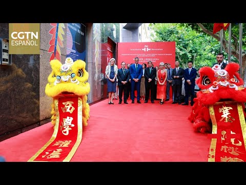 El presidente del Gobierno español, Pedro Sánchez, inaugura el Instituto Cervantes de Shanghai