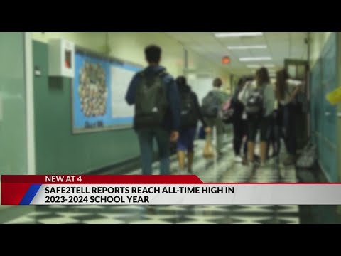 Highest number of Safe2Tell reports made in 2023-2024 school year