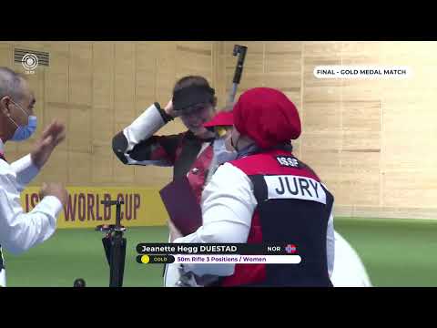 Shooting 🔫 Final 50m Rifle 3 Positions Women - ISSF World Cup, Cairo, Egypt (05.03.2022)