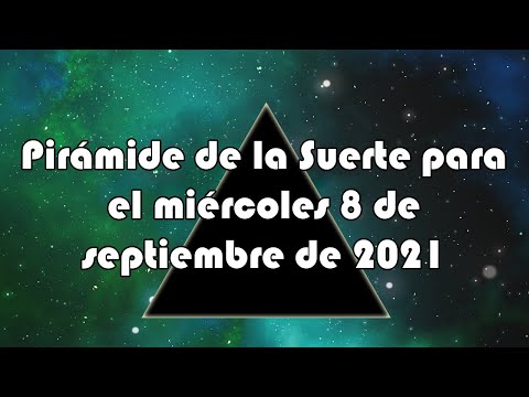 Lotería de Panamá - Pirámide para el miércoles 8 de septiembre de 2021