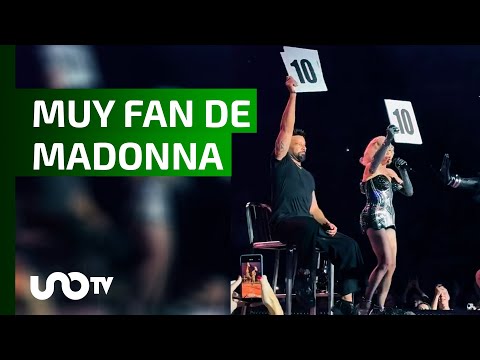 Ricky Martin subió al escenario con Madonna; Nodal tiene nueva imagen.