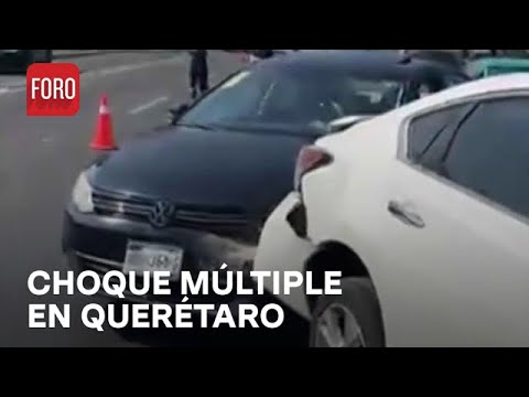 Carambola de al menos 8 vehículos desata el caos en Querétaro - Paralelo 23