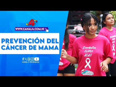 Alcaldía de Managua promueve actividades físicas para la prevención del Cáncer de Mama
