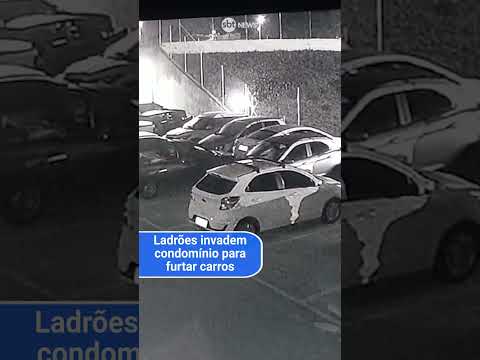 Ladrões invadem condomínio para furtar carros