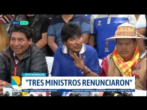 27092024 EVO MORALES INDICA QUE HAY UN DESBANDE EN EL GOBIERNO UNITEL