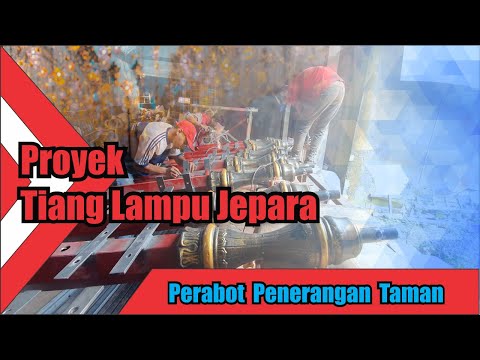 Proyek Tiang Lampu Surya Jepara