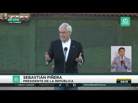 Con críticas a Daniel Jadue: Presidente Piñera emitió voto en elección de Gobernadores