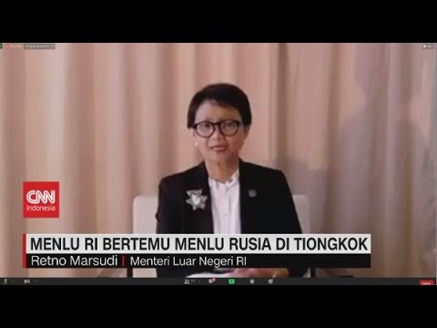 🔴Menlu RI Bertemu Menlu Rusia di Tiongkok