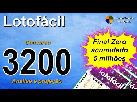 ANÁLISE E PROJEÇÃO PARA O CONCURSO 3200 DA LOTOFÁCIL