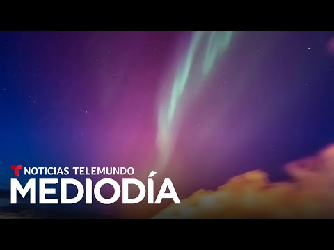 Video del día: Impresionantes auroras boreales se forman sobre un volcán en erupción