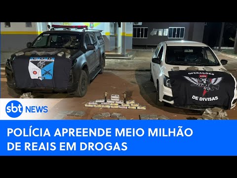 Polícia Rodoviária apreende 500 mil reais de drogas em fundo falso de carro| #SBTNewsnaTV (07/05/24)