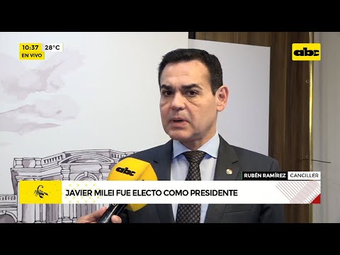 Ramírez: ‘’El presidente electo, Javier Milei, ha aceptado visitar Paraguay’’