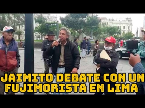 ANALISTA JAIMITO GANO DEBATE FUJIMORISTA CENTRO DE LIMA..