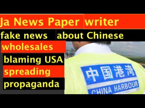 Ja LM wrote fake news about Chinese wholesalers,from when they came in Ja ,USA spreading propaganda