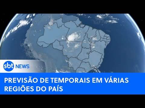 Previsão de tempestades em vários pontos do Brasil | #SBTNewsnaTV (09/01/24)
