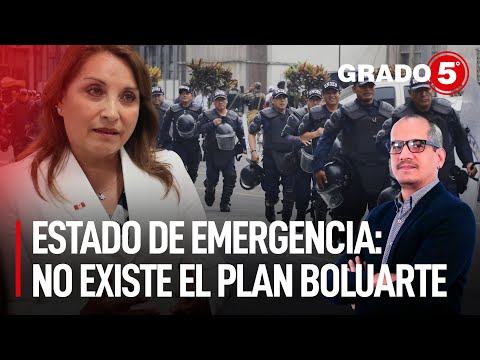Estado de emergencia: no existe el Plan Boluarte | Grado 5 con David Gómez Fernandini