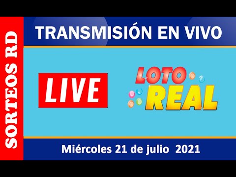 Loterías Real EN VIVO ?? Miércoles 21 Julio 2021 – 1:00 P.M.