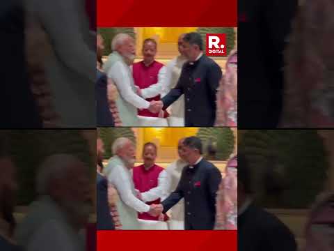 PM Modi Interacts With Guests At Anant-Radhika's 'Aashirwad' Ceremony