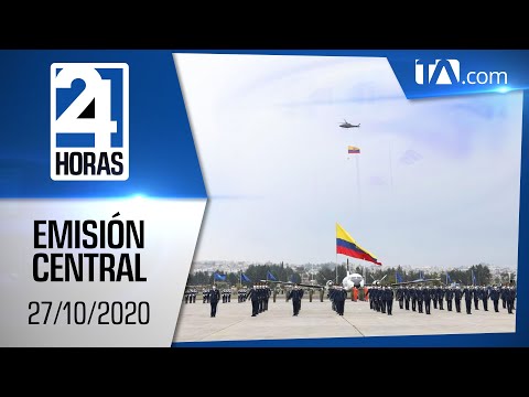 Noticias Ecuador: Noticiero 24 Horas, 27/10/2020 (Emisión Central)