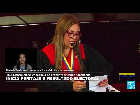 Informe desde Caracas: Tribunal Supremo comienza peritaje de actas electorales