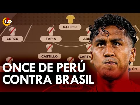 Renato Tapia de central: Posible equipo titular de Perú para enfrentar a Brasil