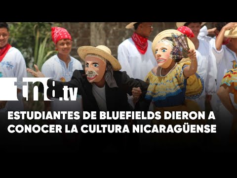 ¡Linda Nicaragua! Estudiantes de Bluefields dieron a conocer la cultura Nicaragüense