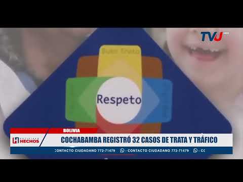 COCHABAMBA REGISTRÓ 32 CASOS DE TRATA Y TRÁFICO