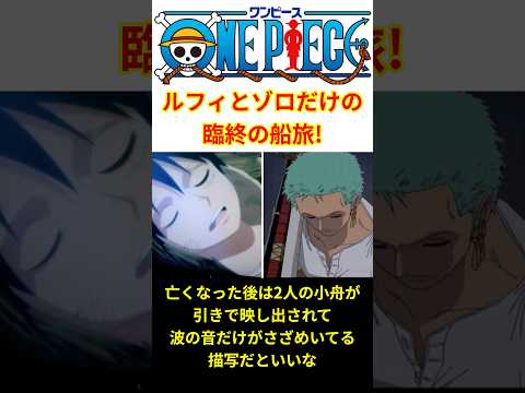 ルフィとゾロの二人だけの臨終の船旅したら…どうなると思う！？【最新話 ネタバレ】#shorts  #ワンピース #反応集
