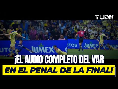 ¡Listos los audios del VAR! ¡Así llegaron a la conclusión de que era penal para el AMÉRICA! | TUDN