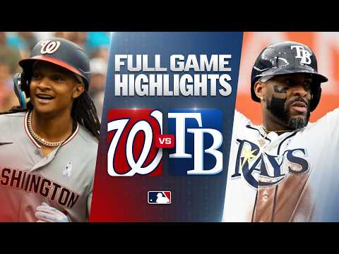 NATIONALS vs RAYS Full 경기 하이라이트 (6/21/26) | MLB 하이라이트