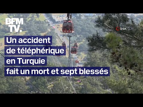 Un accident de téléphérique en Turquie fait un mort et sept blessés