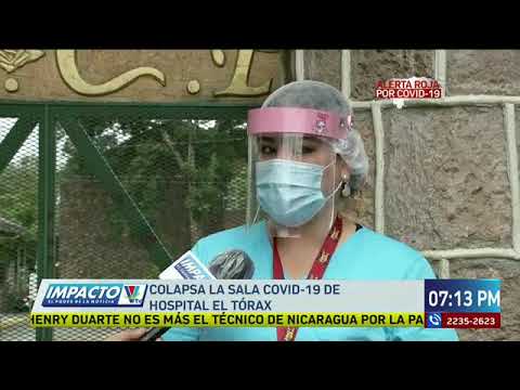 Colapsa la sala Covid-19 de hospital El Tórax
