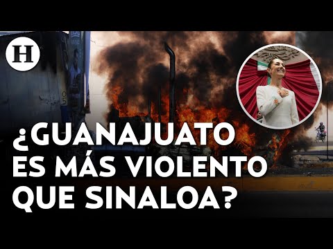 “Sinaloa no es el estado con más homicidios”: Sheinbaum afirma que Guanajuato encabeza la lista