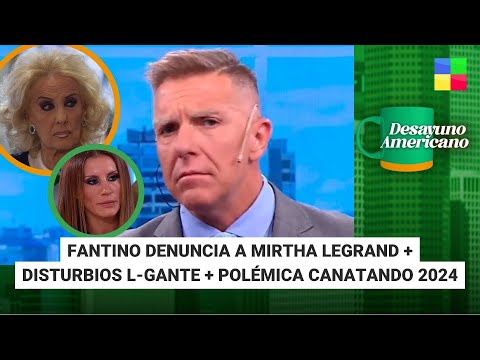 Fantino denuncia a Mirtha Legrand + Disturbios L-Gante #DesayunoAmericano | (03/10/24)