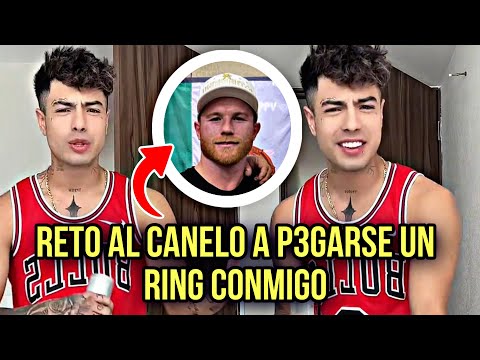 NAIM DARRECHI RETA AL CANELO ALVAREZ A BOXEAR EN EL RING #caneloalvarez #naimdarrechi